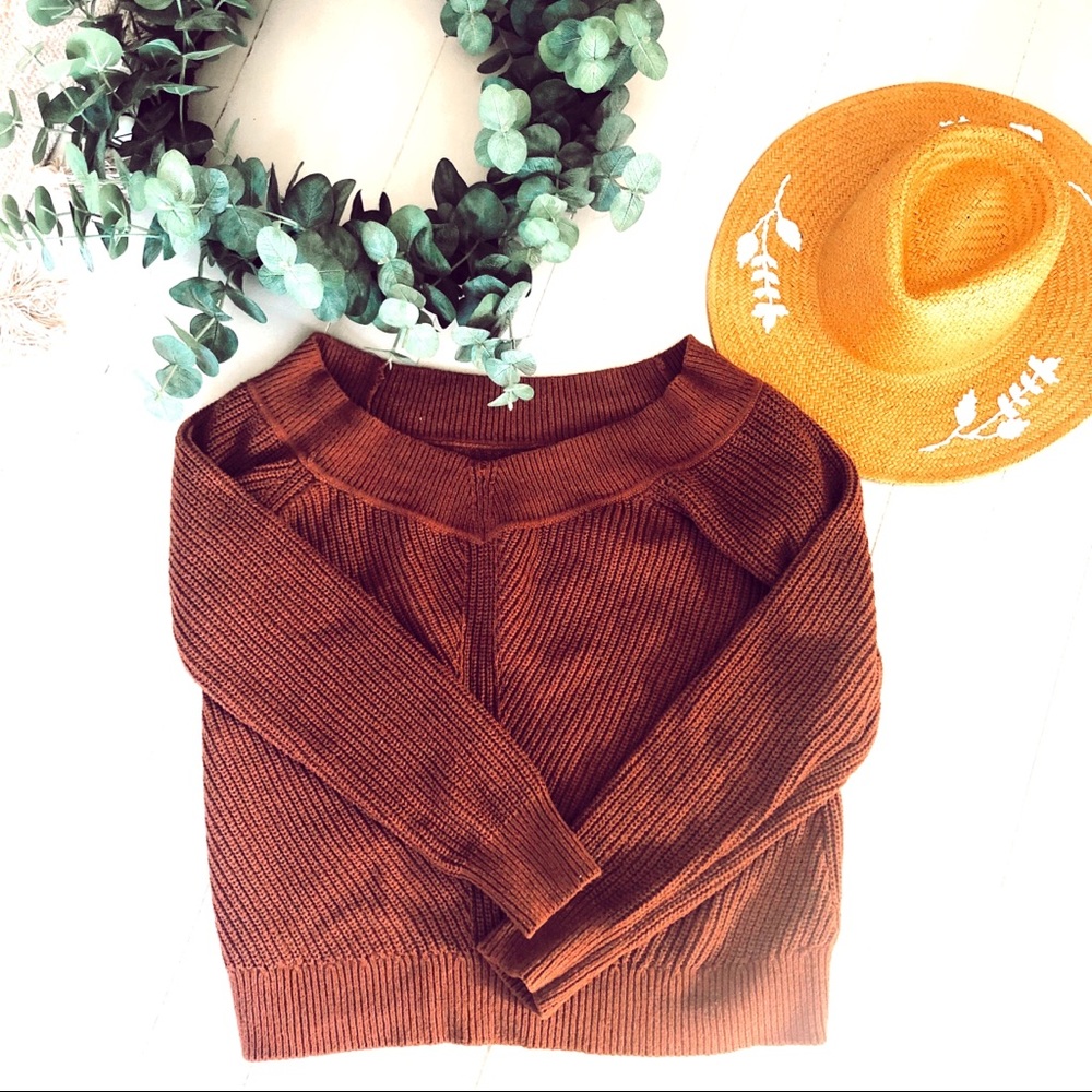 NWOT Off the shoulder Sweater